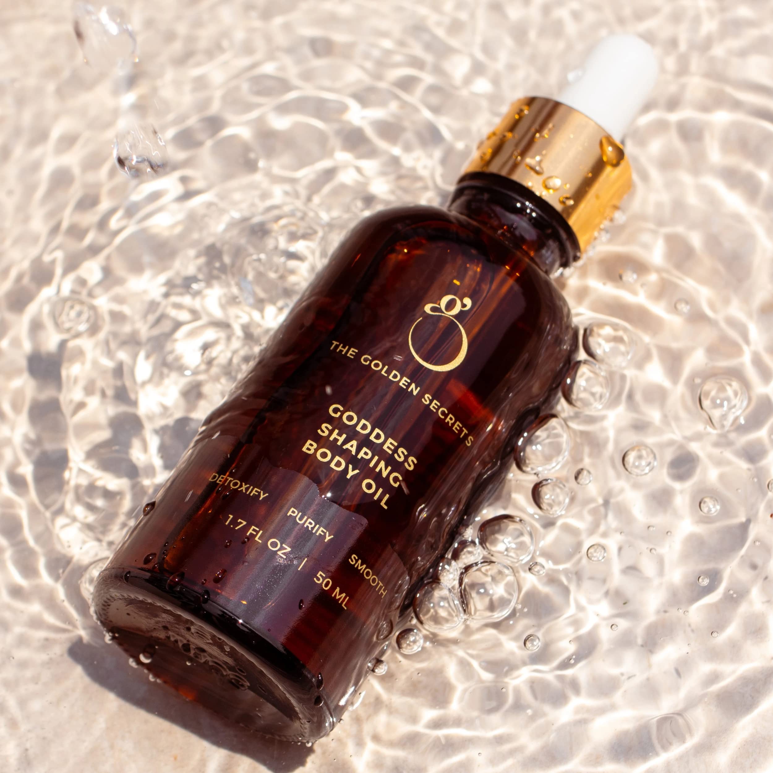 Golden Secrets Goddess Shaping Body Oil 50ml - Firming & Toning for Smooth Skin | Perfect for Massage & Post-Workout Recovery