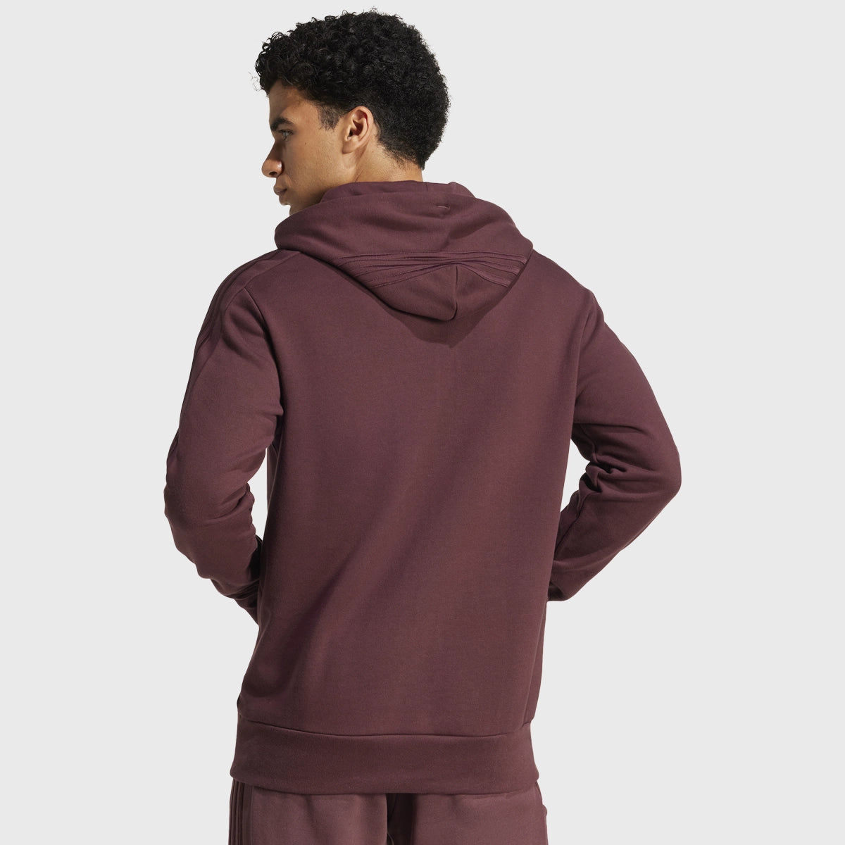 Adidas All Blacks Hoodie Aurora Ruby Red - Men's Rugby Hooded Sweatshirt for Training & Casual Wear
