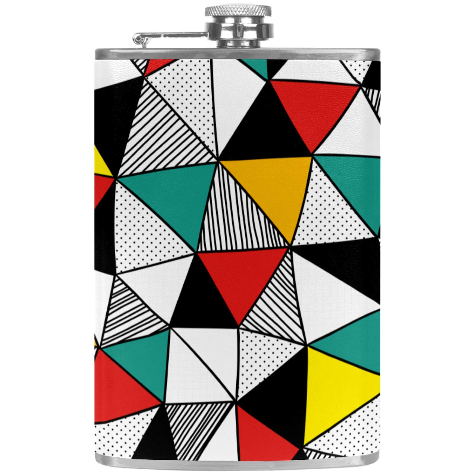 Premium Leather Pocket Whiskey Flask with Free Funnel - Stainless Steel Hip Flask for Camping, Fishing, BBQ, Parties & Outdoor Adventures - Perfect Gift for Drinkers & Alcohol Enthusiasts