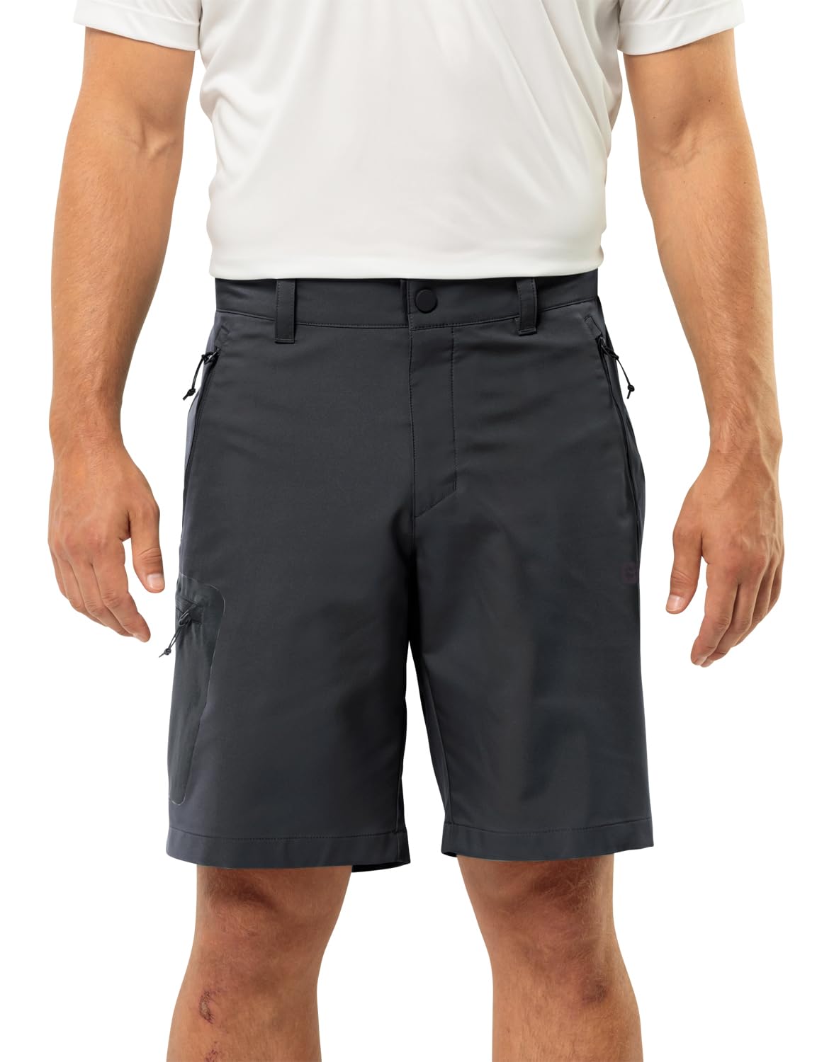 Jack Wolfskin Men's Active Track Shorts - Lightweight Quick-Dry Running Shorts for Outdoor Sports & Gym Workouts