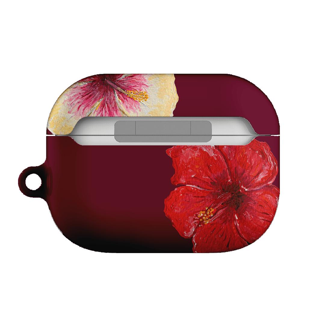 Premium Hibiscus Flower AirPods Pro Case - Floral Design Protective Cover for Apple AirPods Pro (1st & 2nd Gen) - Perfect for Travel, Workouts & Everyday Use