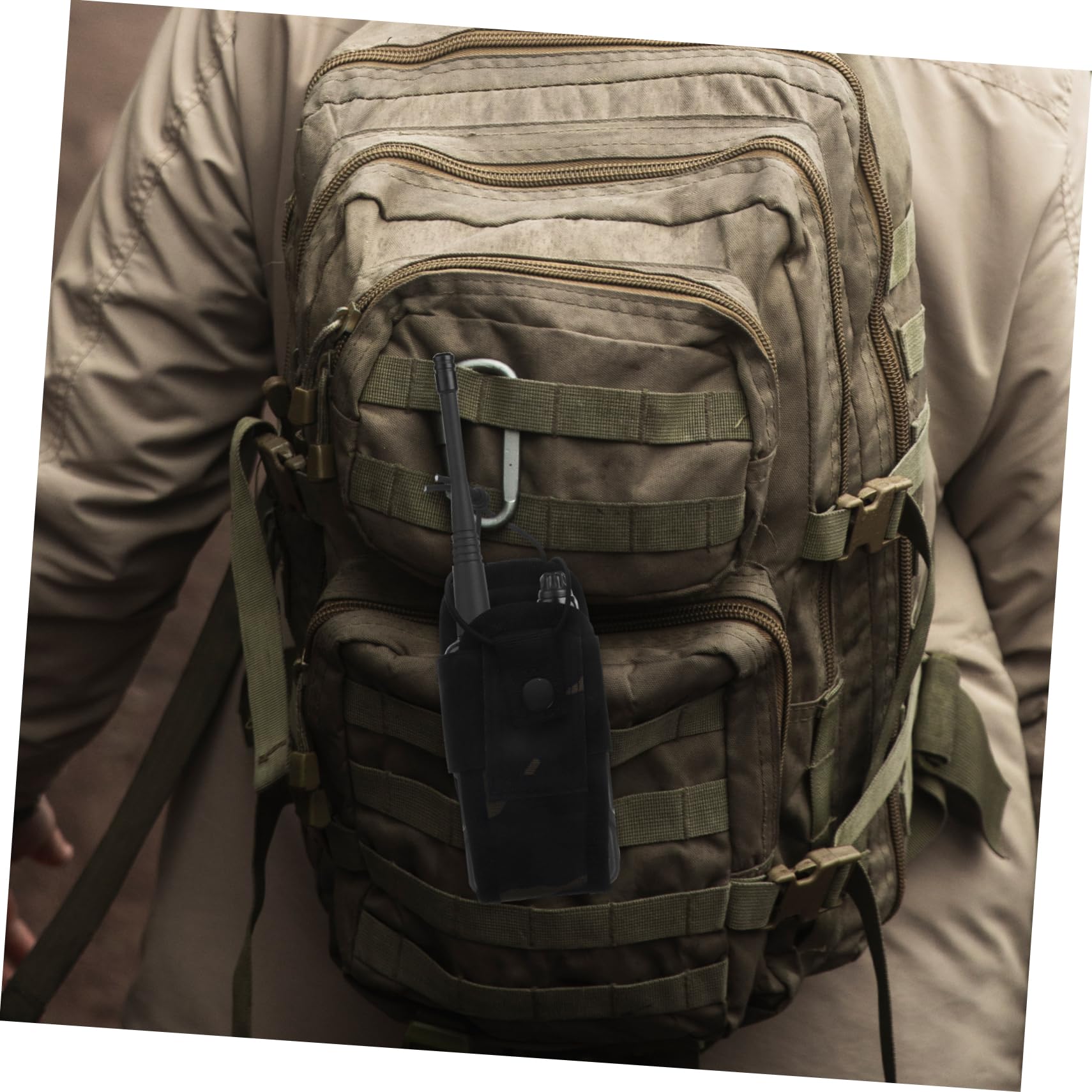 PHENOFICE Multi-Function Waist Bag for Camping - Waterproof Cell Phone Holder & Radio Pouch - Perfect for Hiking, Outdoor Adventures & Travel Accessories