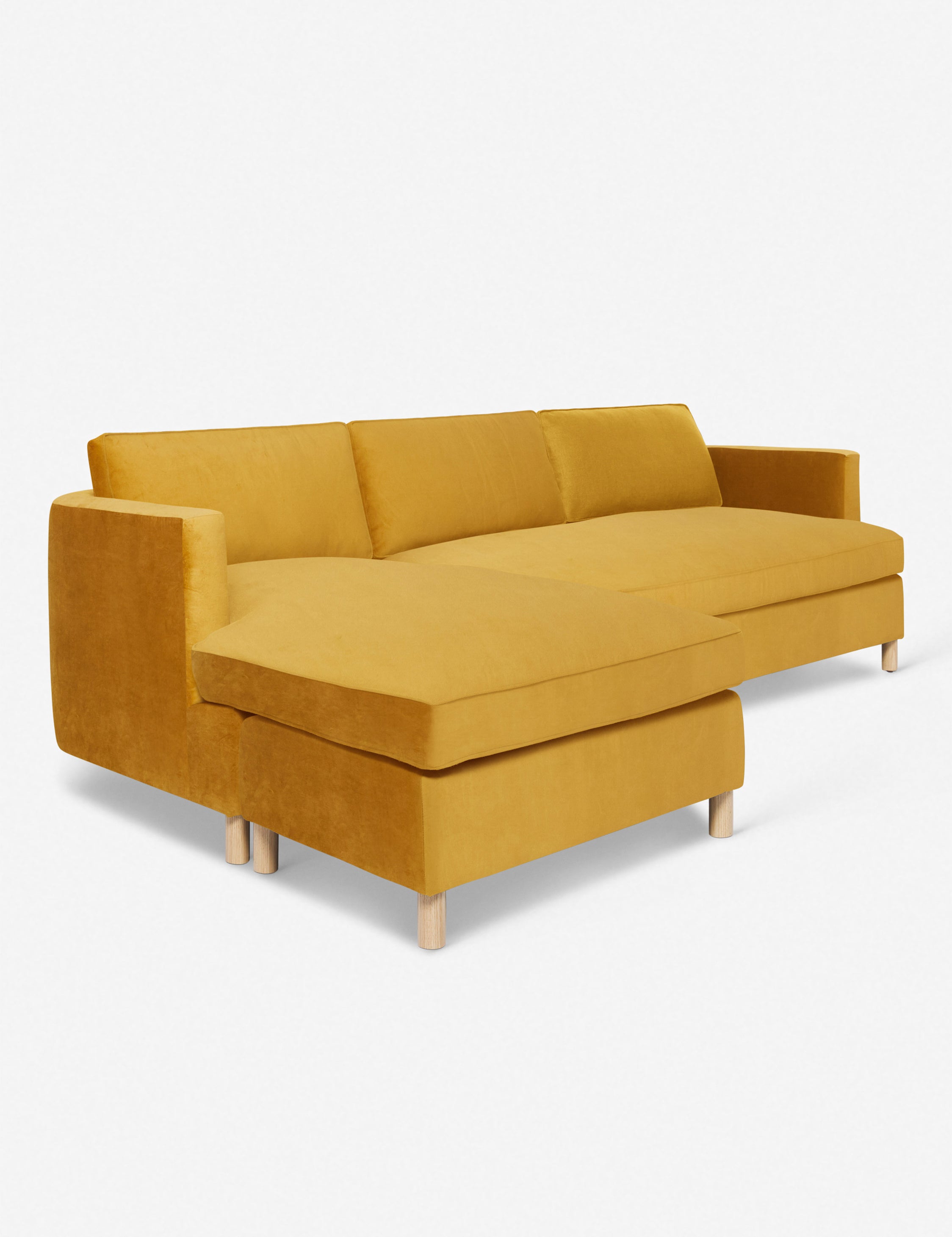 Belton Sectional Sofa by Ginny Macdonald - Modern L-Shaped Couch for Living Room, Family Room & Lounge | Comfortable Fabric Upholstery