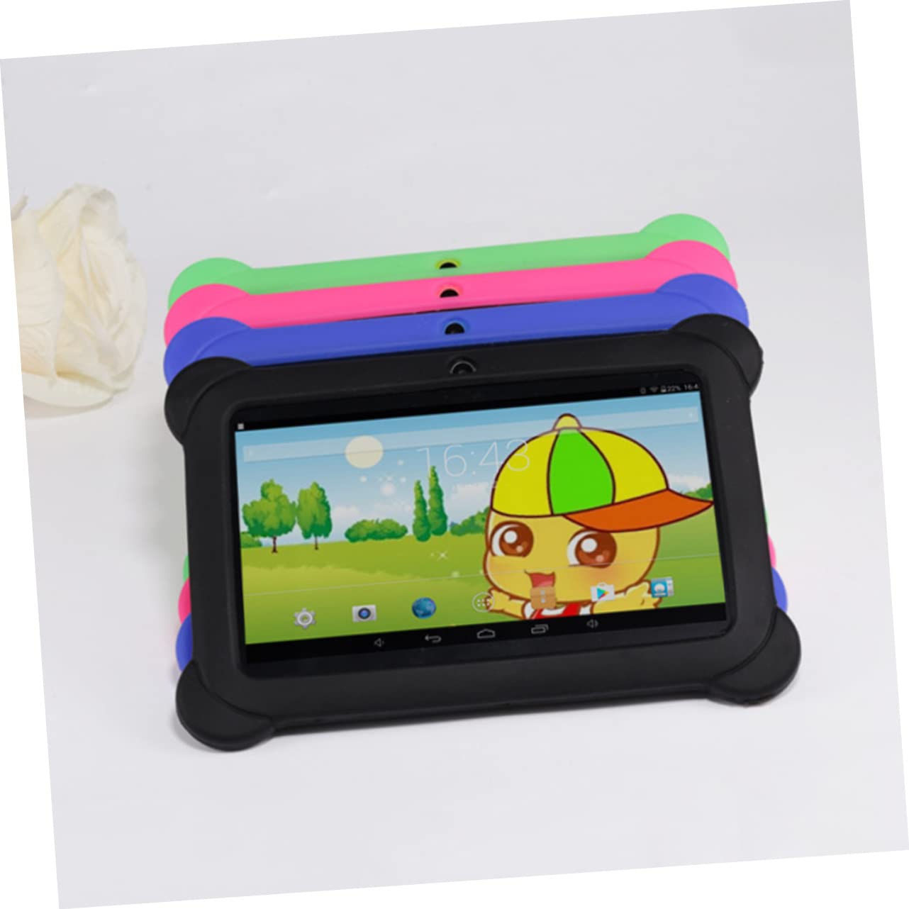 Lurrose Q88 Kids Tablet - 7 Inch HD Display, Android Learning Pad for Children with Parental Control - Perfect for Education, Games & Entertainment at Home or Travel