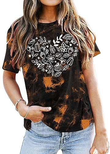 Heart-tie Dye Brown3