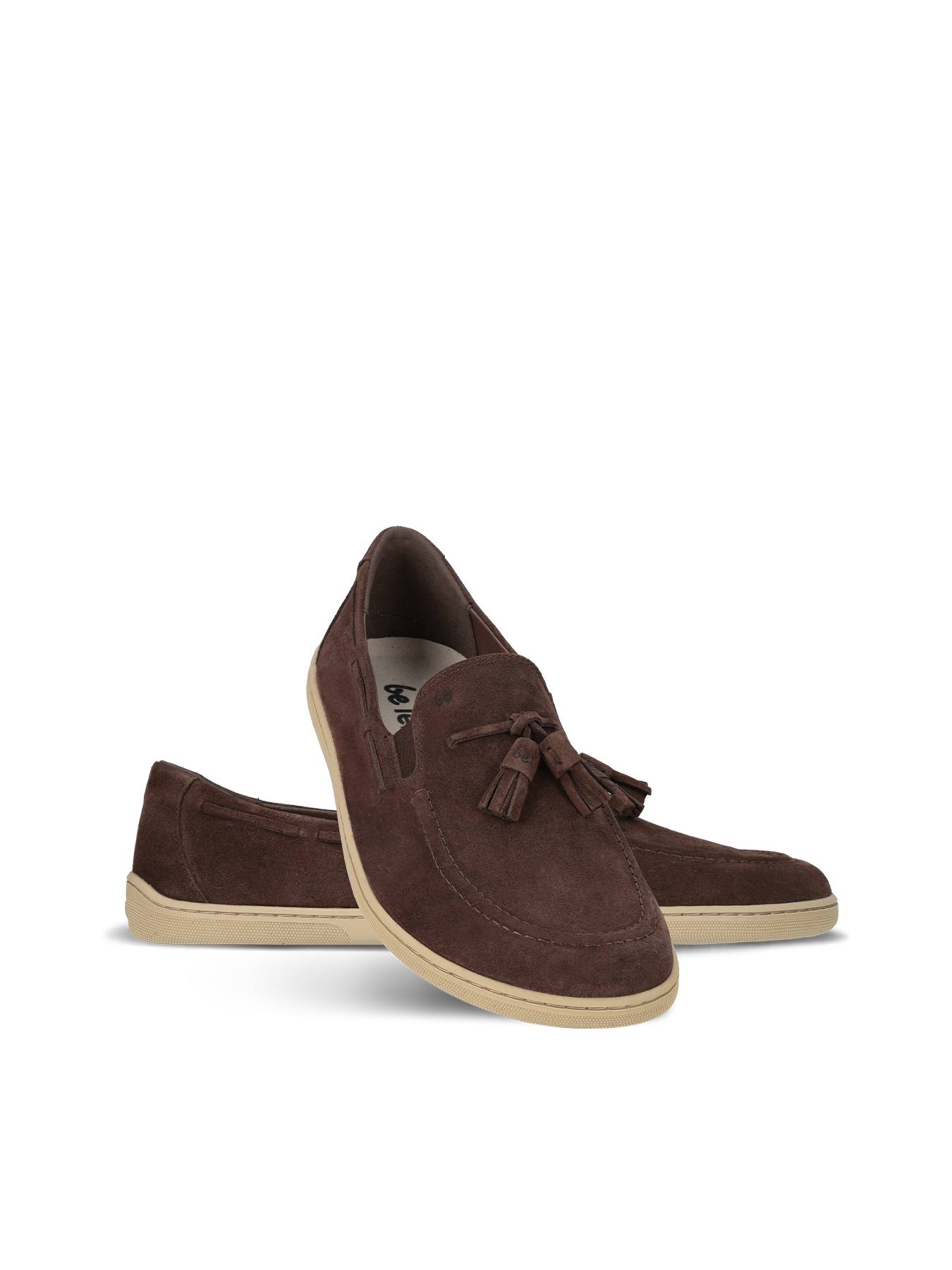 Barefoot Moccasins for Men - Be Lenka Portsiders in Dark Brown | Comfortable Minimalist Shoes for Walking, Travel & Everyday Wear