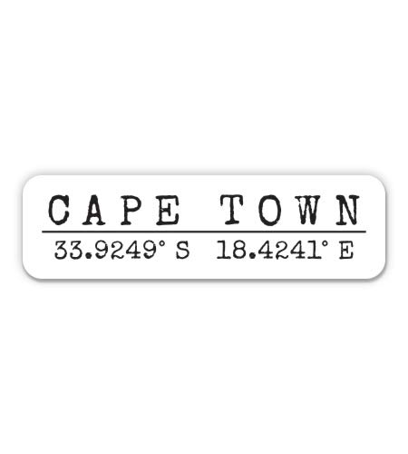 Squiddy Cape Town South Africa Travel Vinyl Sticker - 5