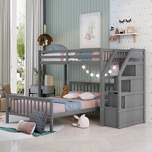 Grey With Stairs