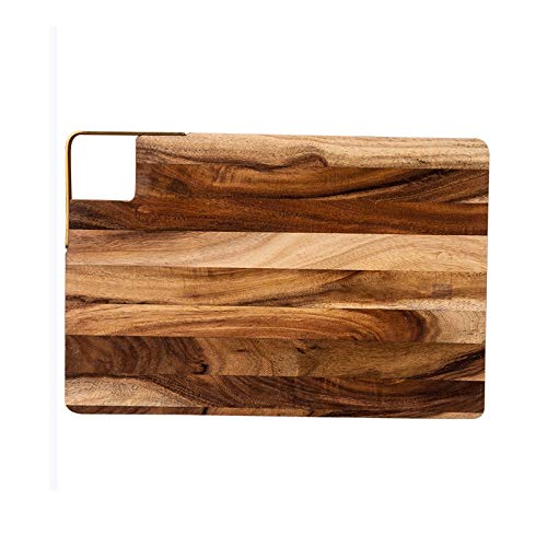 Premium SPNEC Wooden Cutting Board - Natural Whole Wood Chopping Board for Bread, Sushi, Pizza & More - Durable Kitchen Chopping Block with Juice Groove - Perfect for Food Prep, Serving & Entertaining