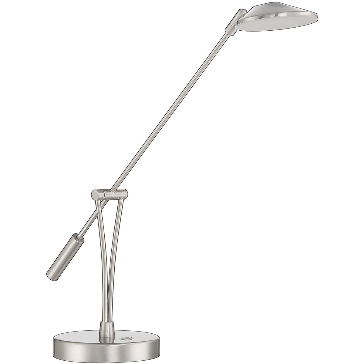 Kendal PTL5015-SN Adjustable LED Desk Lamp with Dimmable Brightness - Modern Nickel Finish for Home Office, Study & Reading Lighting
