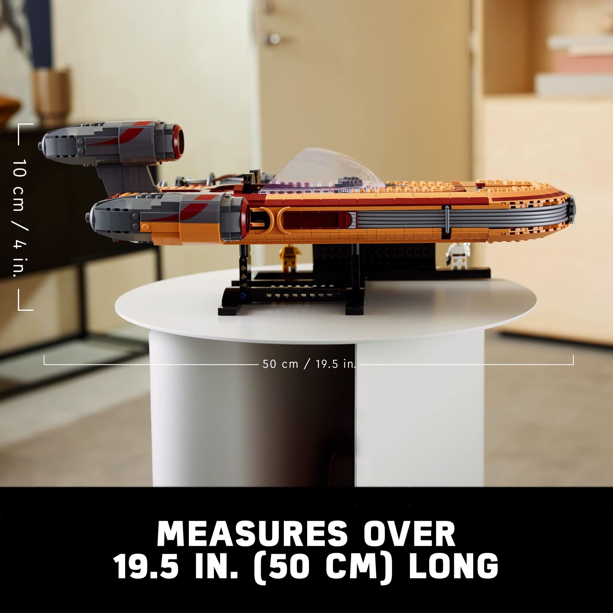 LEGO Star Wars Luke Skywalker's Landspeeder 75341 Ultimate Collector Series - Adult Star Wars Building Kit with Luke Skywalker Lightsaber & C-3PO Minifigure | Perfect Gift for Star Wars Fans | Display Model for Home Office & Star Wars Collection