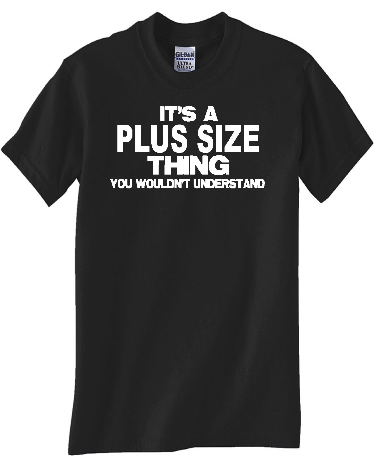 STUFF WITH ATTITUDE Plus Size Black Graphic T-Shirt for Women - Casual Streetwear, Lounge & Everyday Wear