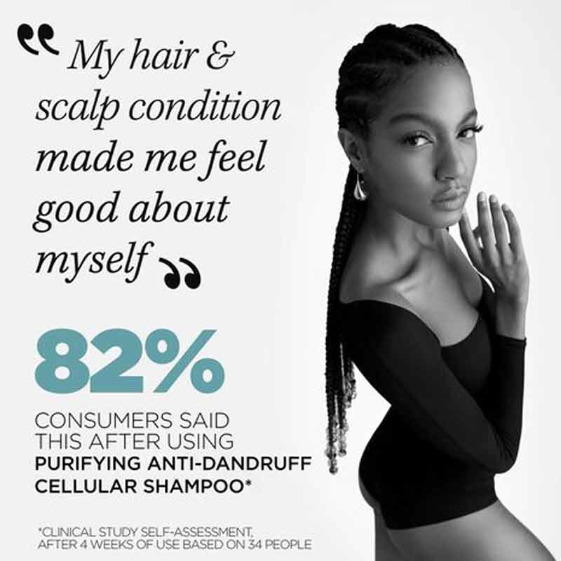 Kérastase Symbiose Purifying Anti-Dandruff Shampoo for Oily & Sensitive Scalp - Cellular Treatment for Flaky, Itchy Scalp | Daily Use for Healthy Hair Care