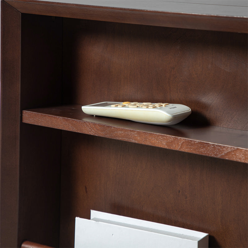 Vira End Table with Storage & Built-in Outlets - Modern Side Table with USB Charging Ports & Power Outlets for Living Room, Bedroom, Office - Perfect Nightstand or Sofa Side Table