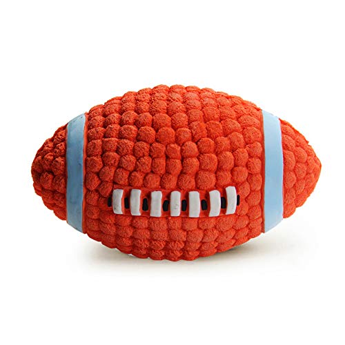 **Durable Latex Squeaky Dog Ball - Interactive Floating Fetch Toy for Small Dogs - Perfect for Pool, Beach & Backyard Playtime**