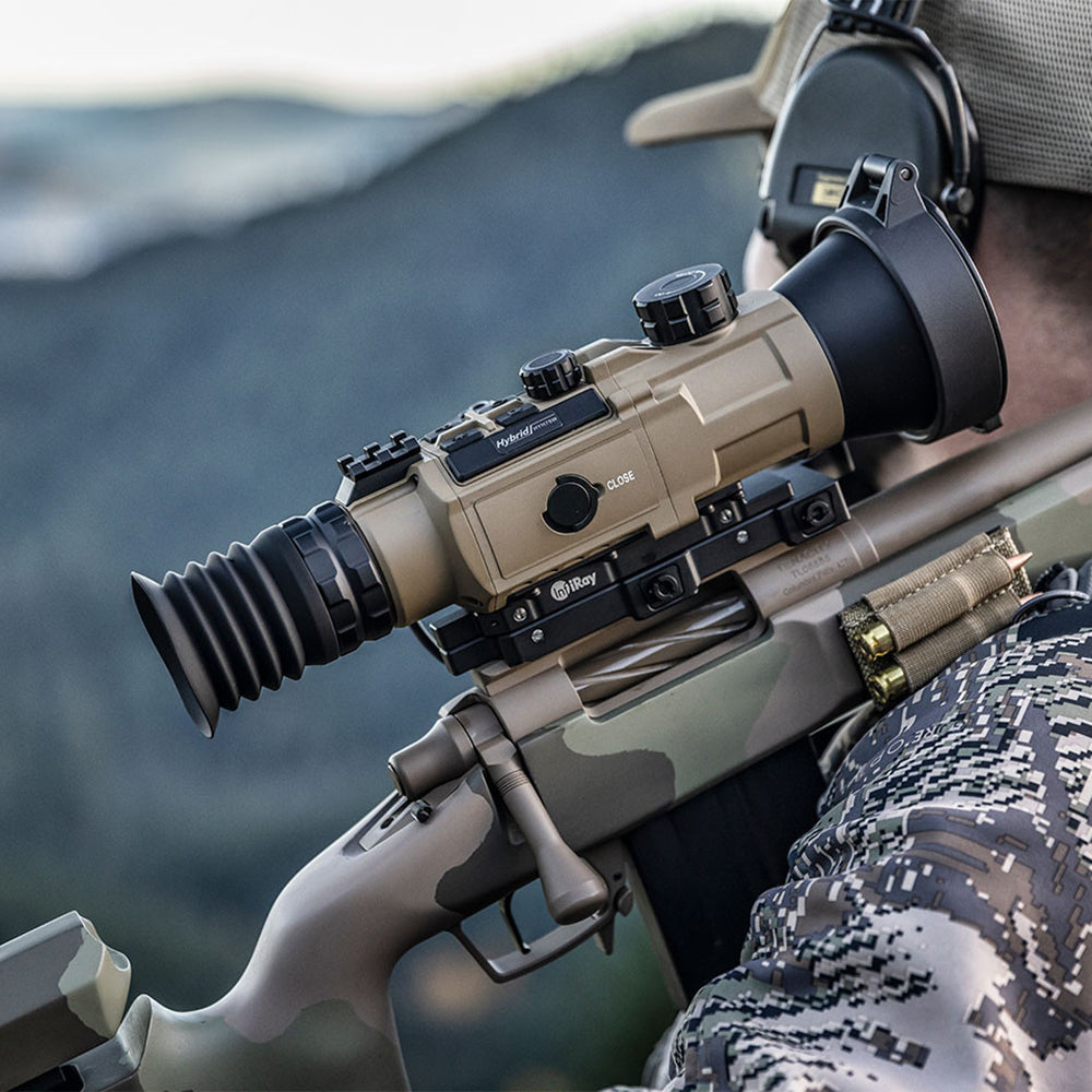 iRay Rico Hybrid 640 4X 75mm Thermal Imaging Monocular - WiFi & Bluetooth Compatible for Hunting, Surveillance & Outdoor Adventures