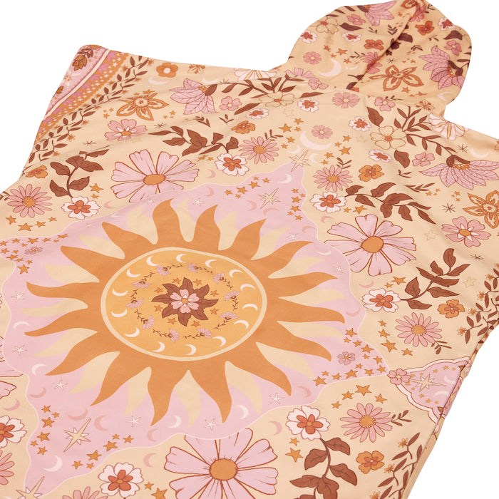 Boho Sun Beach Towel Poncho - Soft & Stylish Cover Up for Women - Perfect for Beach, Pool, Yoga & Travel - Quick Dry & Lightweight