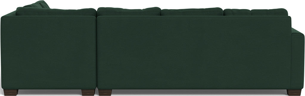 Track 121 Right Chaise Sleeper Sectional Sofa - Modern L-Shaped Convertible Couch with Pull-Out Bed for Living Room, Guest Room & Small Spaces