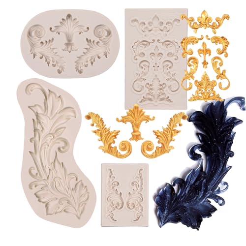Baroque Fondant Molds ZH07