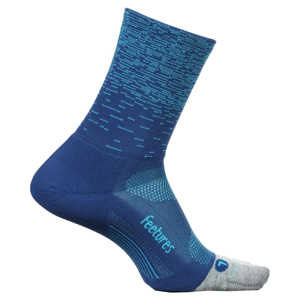 Feetures Elite Light Cushion Mini Crew Socks - Running, Hiking & Athletic Performance Socks for Men & Women - Breathable & Supportive for All-Day Comfort