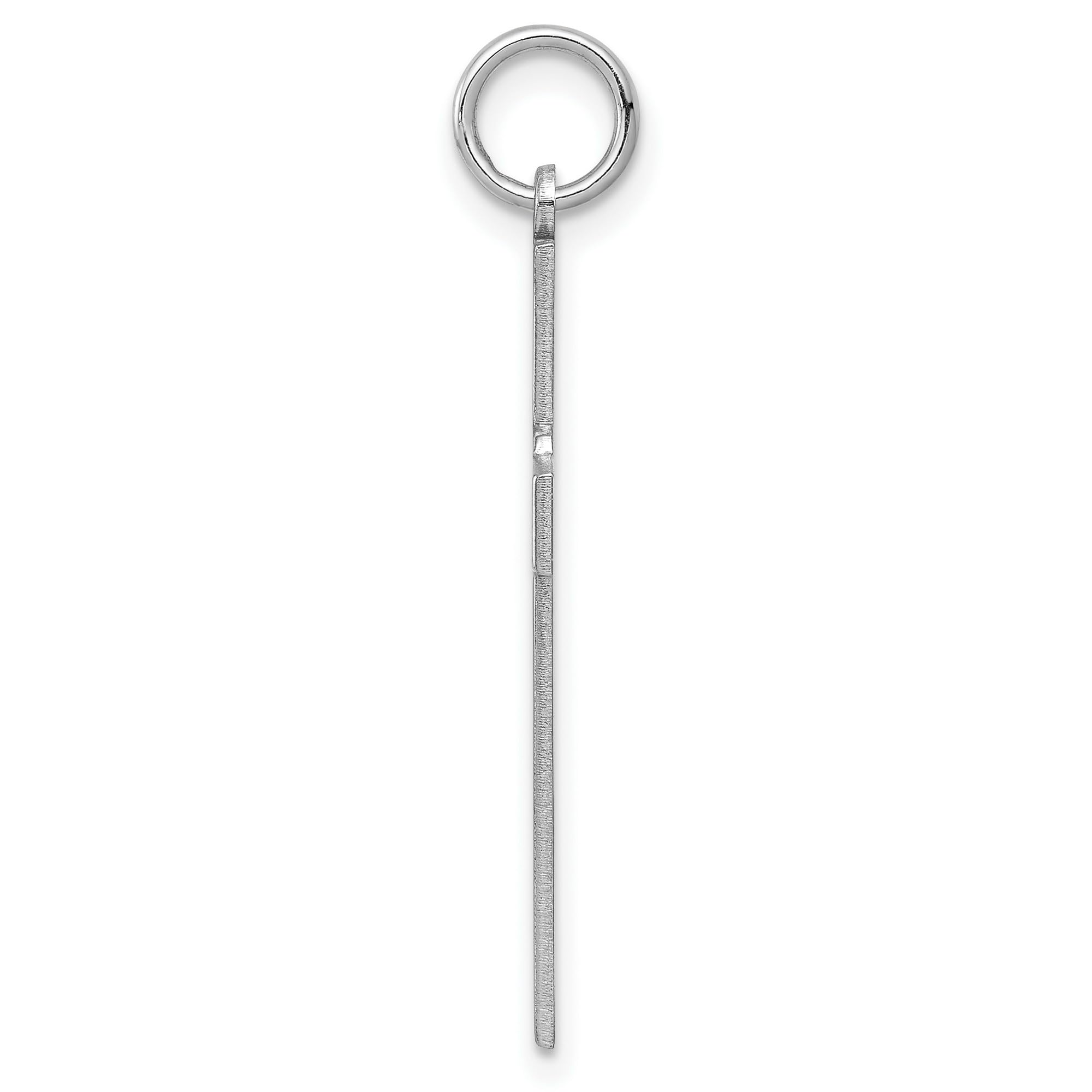 Elegant Sterling Silver Laser-Engraved Cross Pendant Necklace - 26mm x 16mm - Perfect for Gifts, Religious Jewelry & Everyday Wear