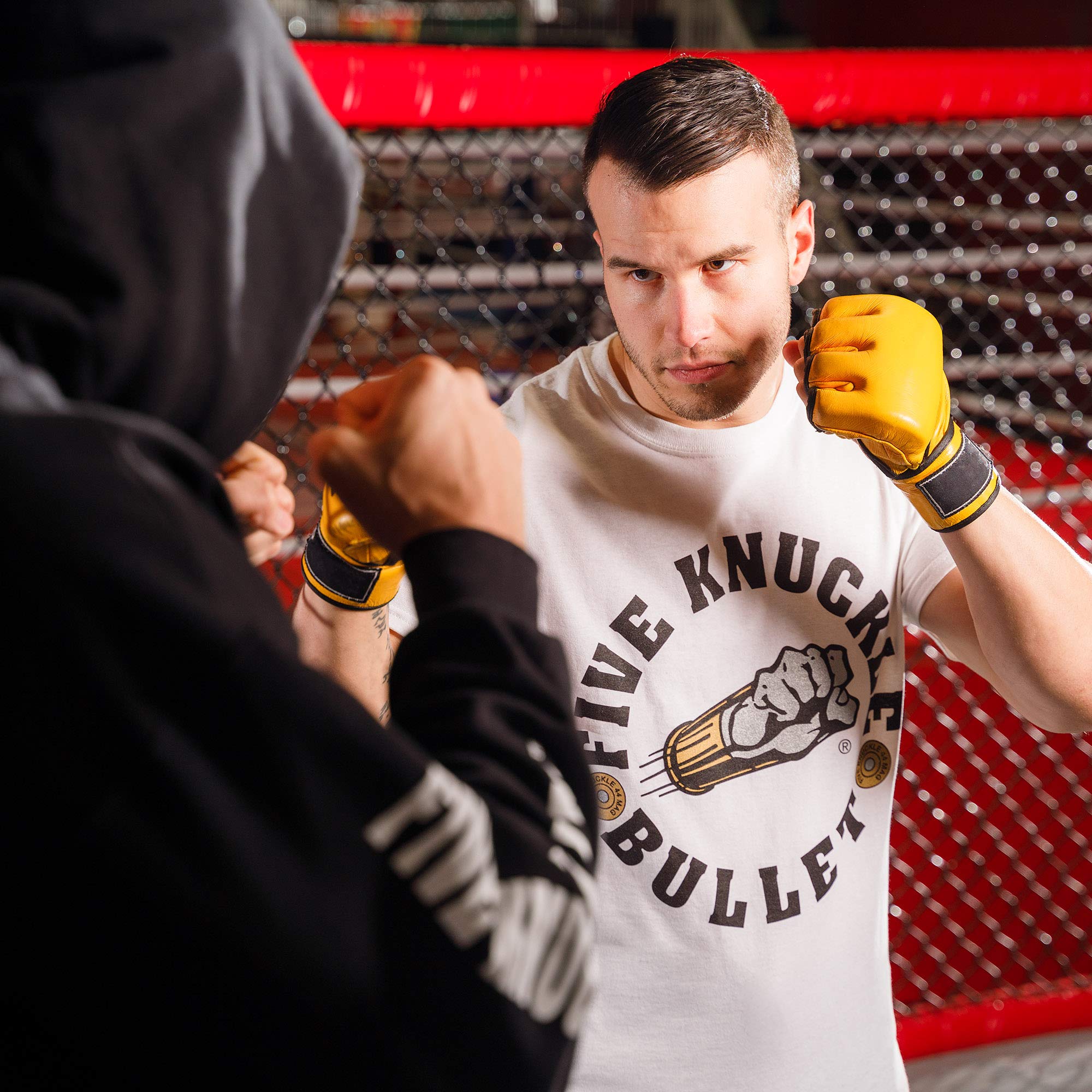 Original 44 MAG Logo Heavyweight 100% Cotton T-Shirt for UFC MMA Boxing Athletes & Fans - Gym Workout & Casual Streetwear