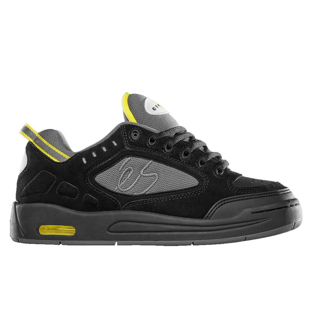eS Creager Black/Grey Skate Shoes - High-Performance Skateboarding Footwear for Men & Women | Perfect for Street Skating, Park Riding & Casual Wear