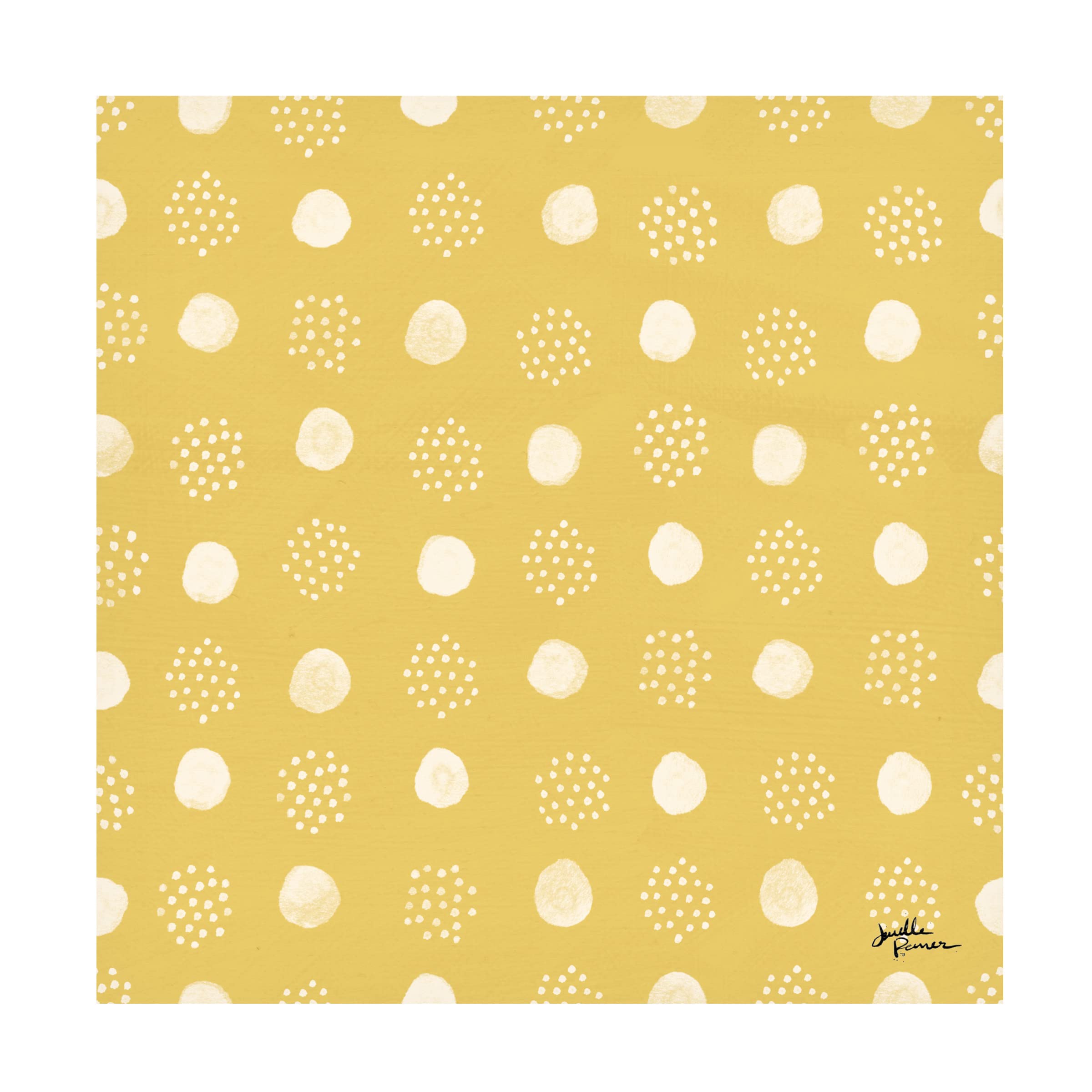Janelle Penner 'Spring Botanical Pattern VID' Canvas Art - Floral Wall Decor for Living Room, Bedroom & Office - Trademark Fine Art