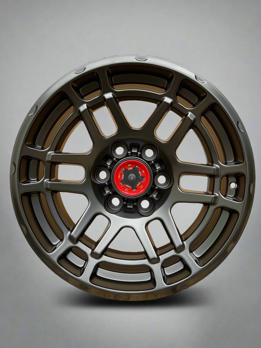 16-Inch Black Pro Style Wheels for Toyota Tacoma, 4Runner & FJ Cruiser - Off-Road & Street Performance Alloy Rims