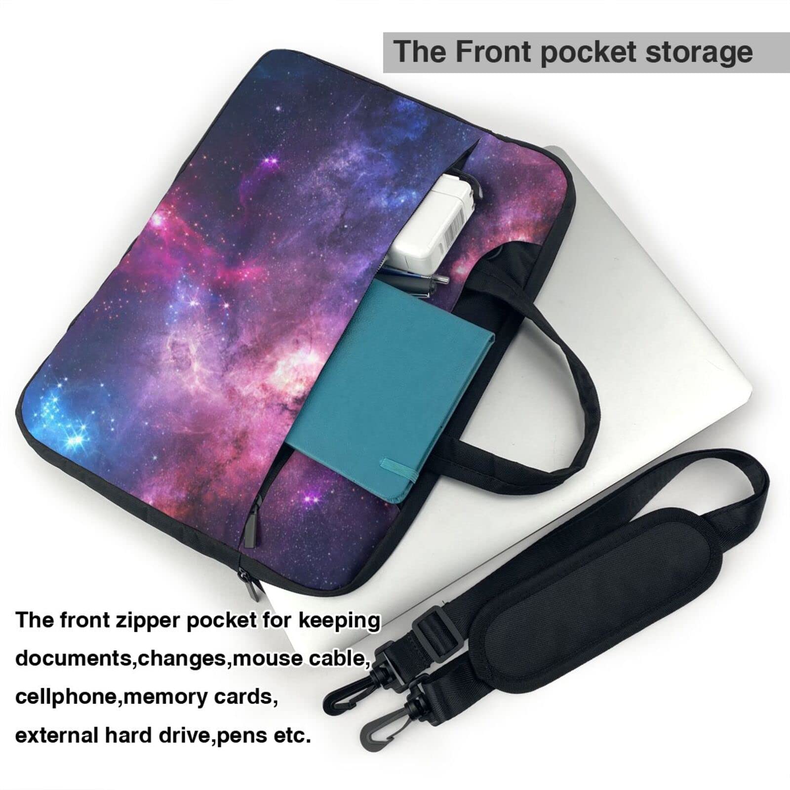 Stylish Unisex Laptop Bag for 13/14/15.6 Inch Devices - Durable Shoulder Messenger Briefcase with Tablet Sleeve, Perfect for Work, Travel & School