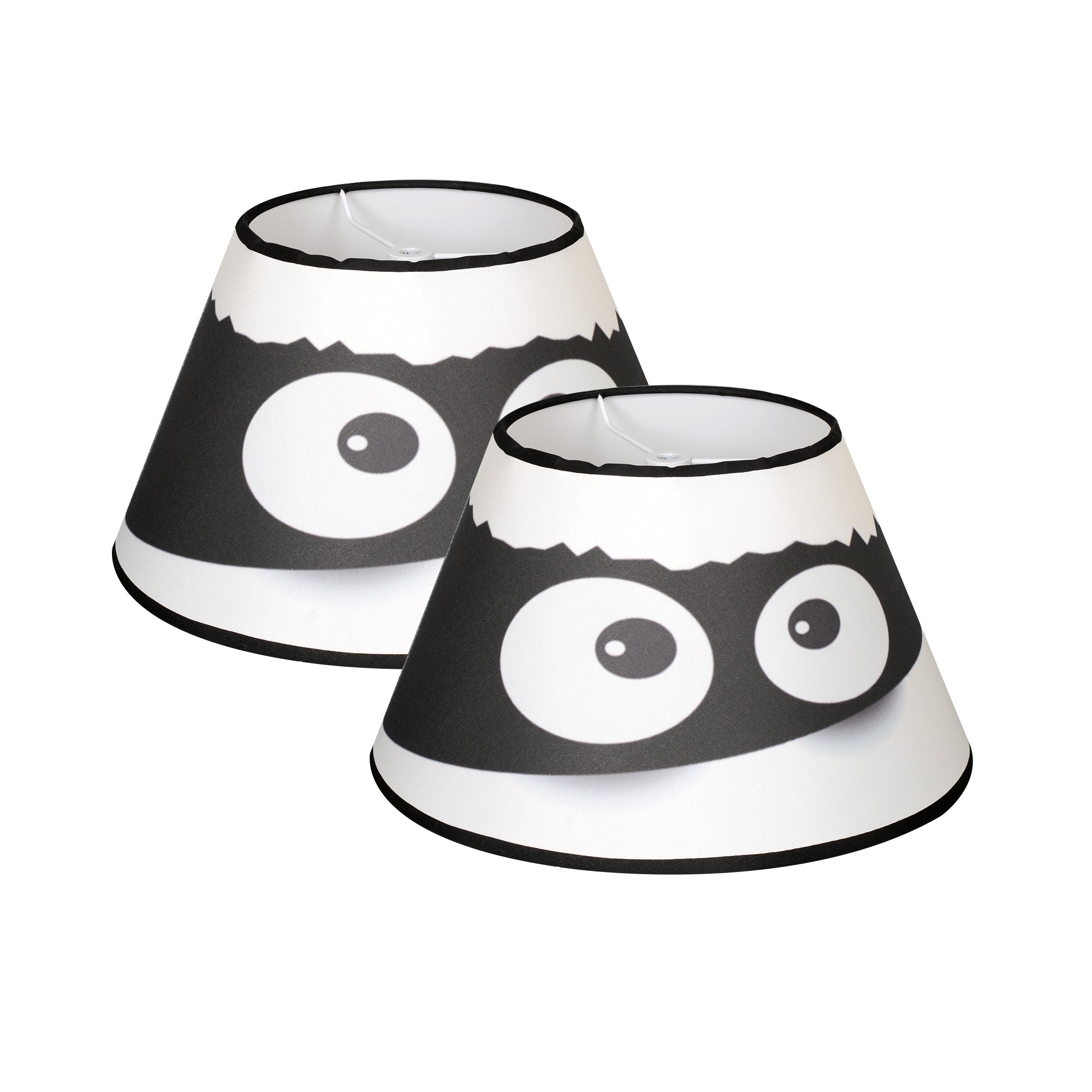 Halloween Limited Edition Round Empire Lamp Shade Set of 2 - 7x13x7.8 Inches for Spooky Home Decor | Perfect for Living Room, Bedroom & Halloween Party Decorations