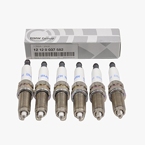 BMW Genuine High Performance Spark Plugs Set (6pcs) - OEM 12120037582 - Perfect for BMW Engine Tune-Up & Performance Enhancement