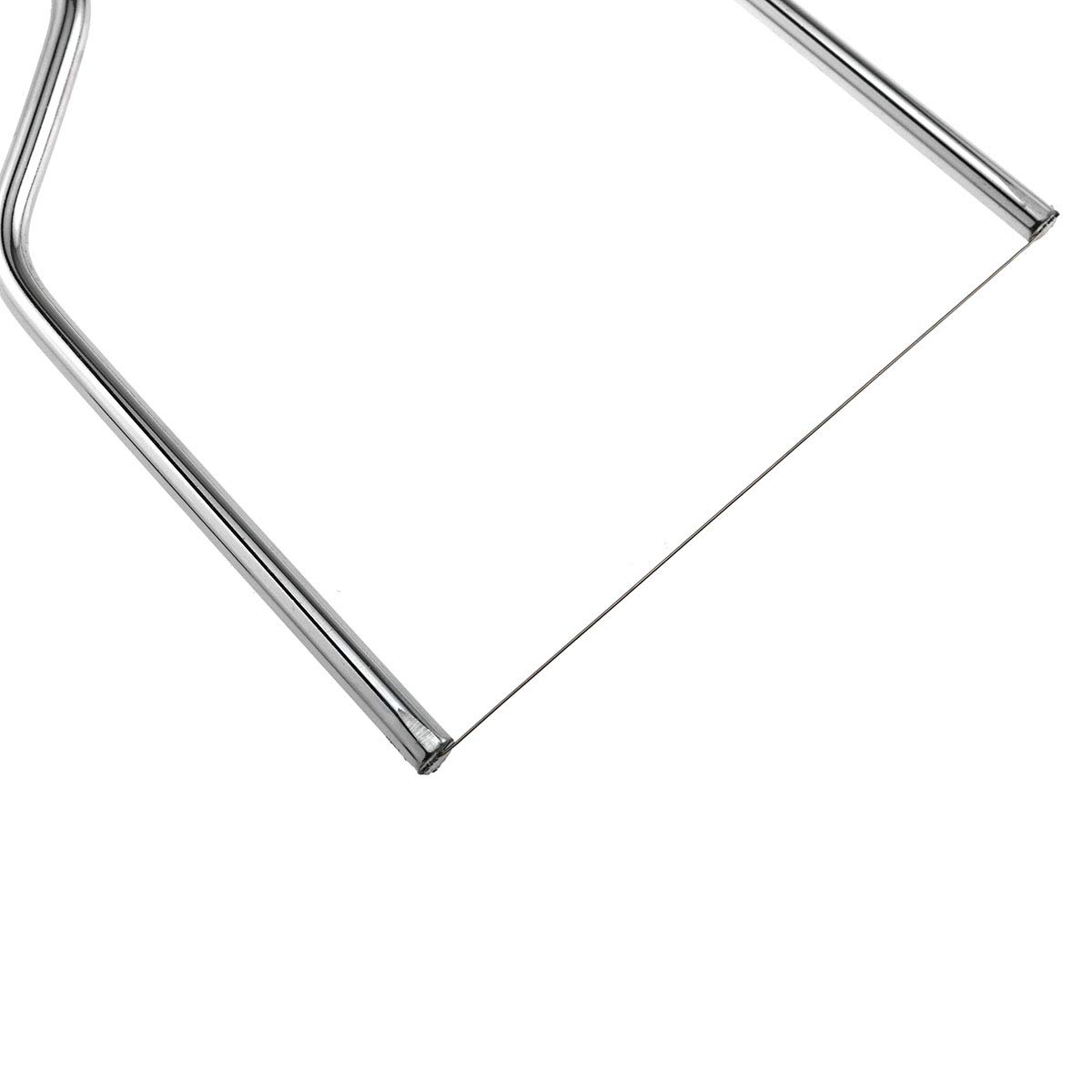 Premium Stainless Steel Cheese Slicer - 2 Pack Wire Cheese Cutter for Hard & Soft Cheeses, Butter, Foie Gras - Essential Baking & Cooking Tool for Kitchen, Charcuterie Boards & Party Platters