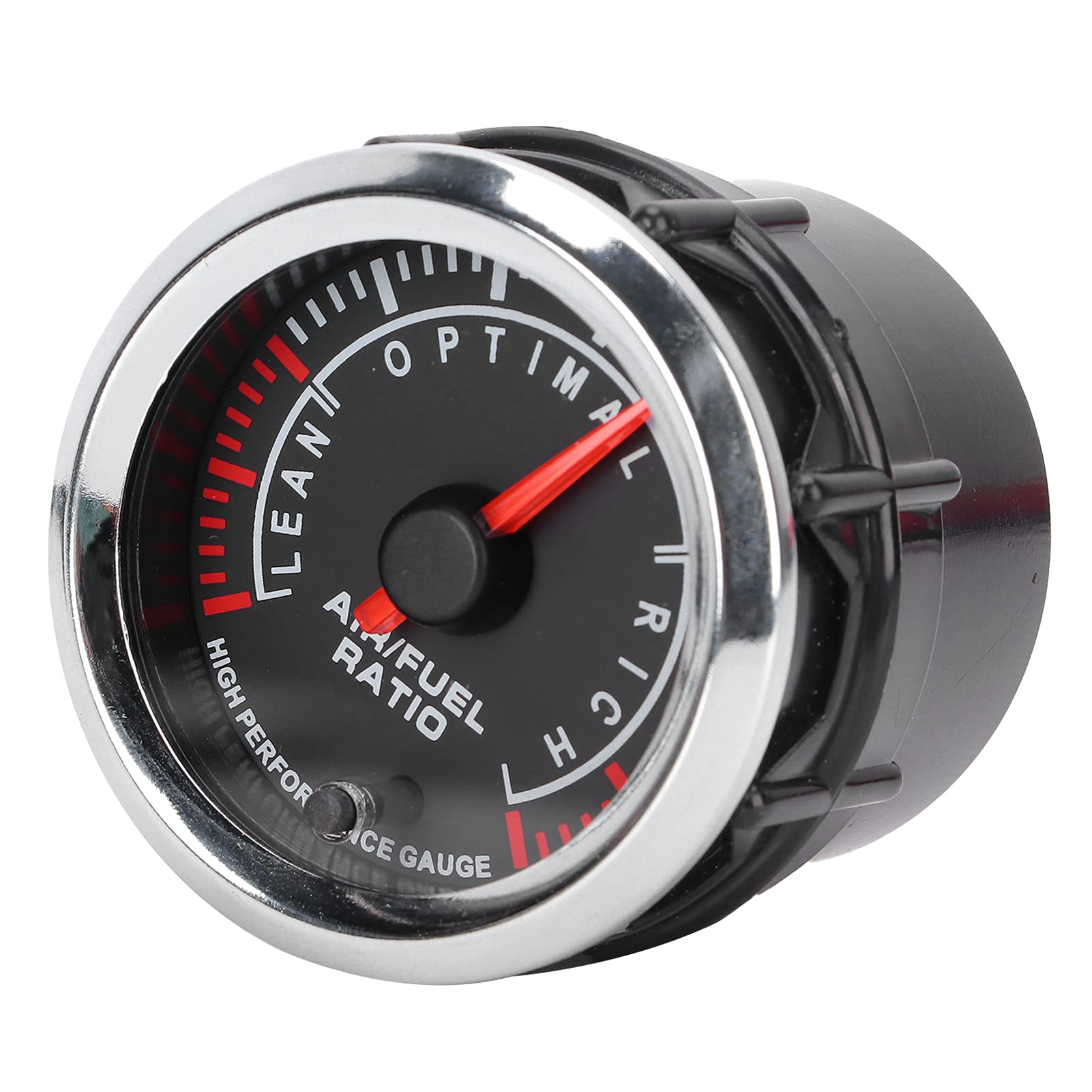 Universal Air Fuel Ratio Gauge with Smoked Lens - Wideband O2 Sensor for Cars, Trucks & Performance Vehicles - Day/Night Visibility - Perfect for Racing, Tuning & Engine Diagnostics