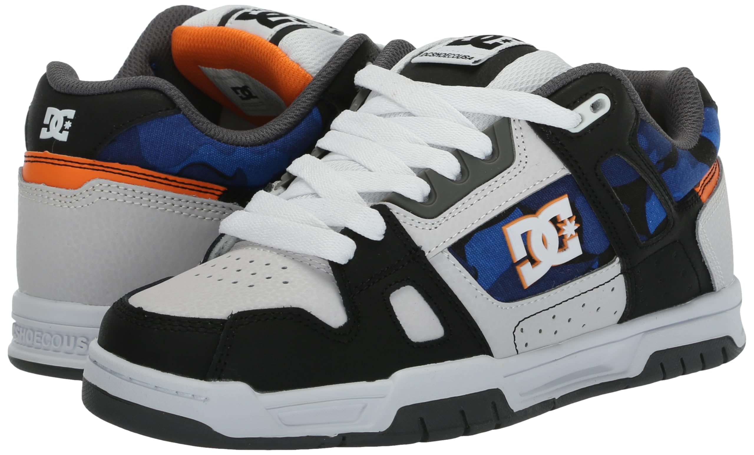 DC Men's Stag Casual Skate Shoes - Lightweight & Durable Sneakers for Skateboarding, Streetwear & Everyday Wear