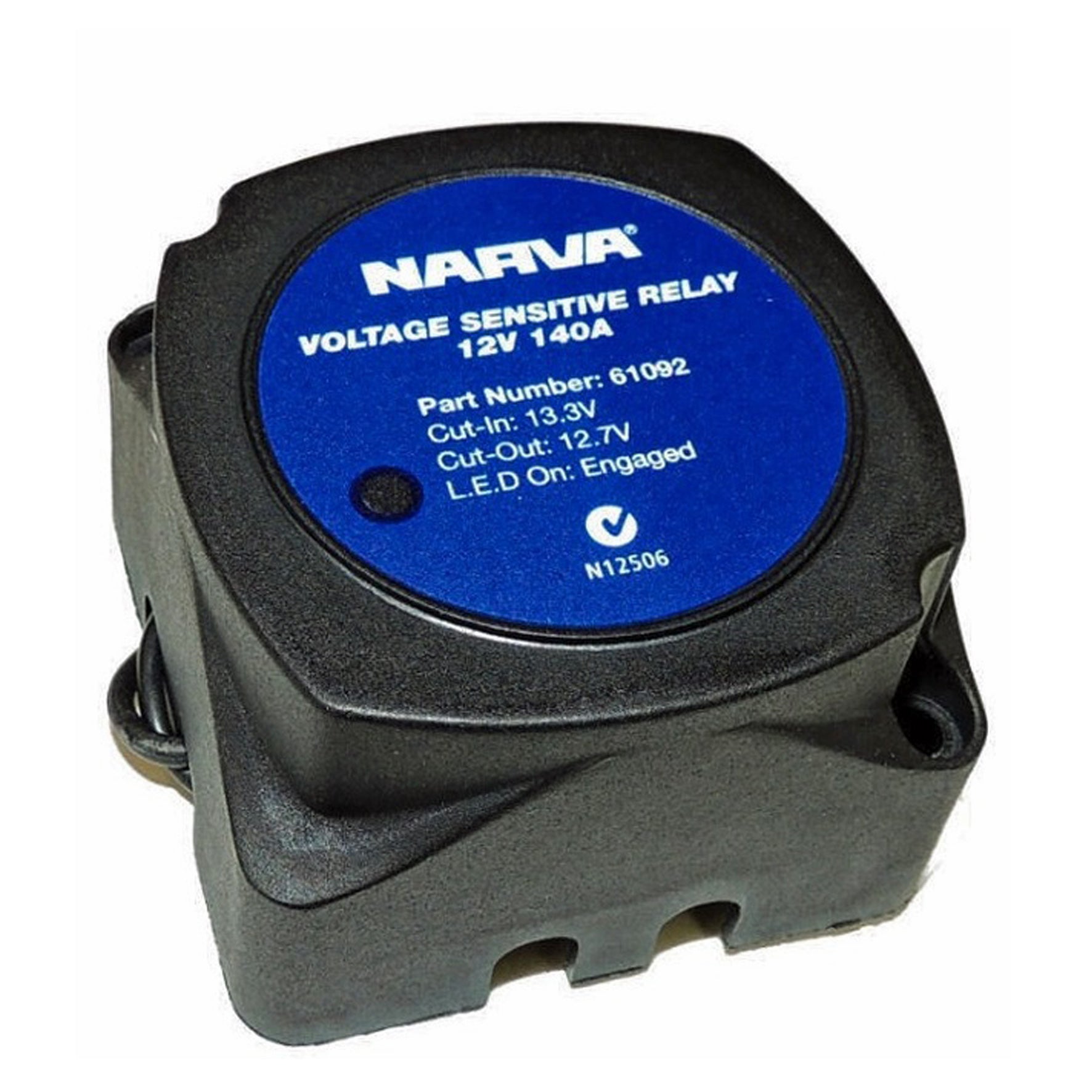 12V 140Amp Voltage Sensitive Relay - Heavy Duty Dual Battery Isolator for RVs, Boats & Off-Grid Power Systems - Perfect for Dual Battery Charging & Solar Applications