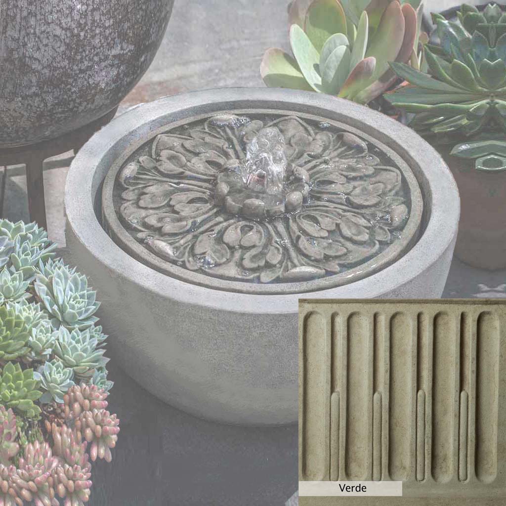 Campania International M Series Medallion Fountain - Outdoor Garden Water Feature for Patio, Yard & Landscape Decor | Classic Roman Design Waterfall Fountain