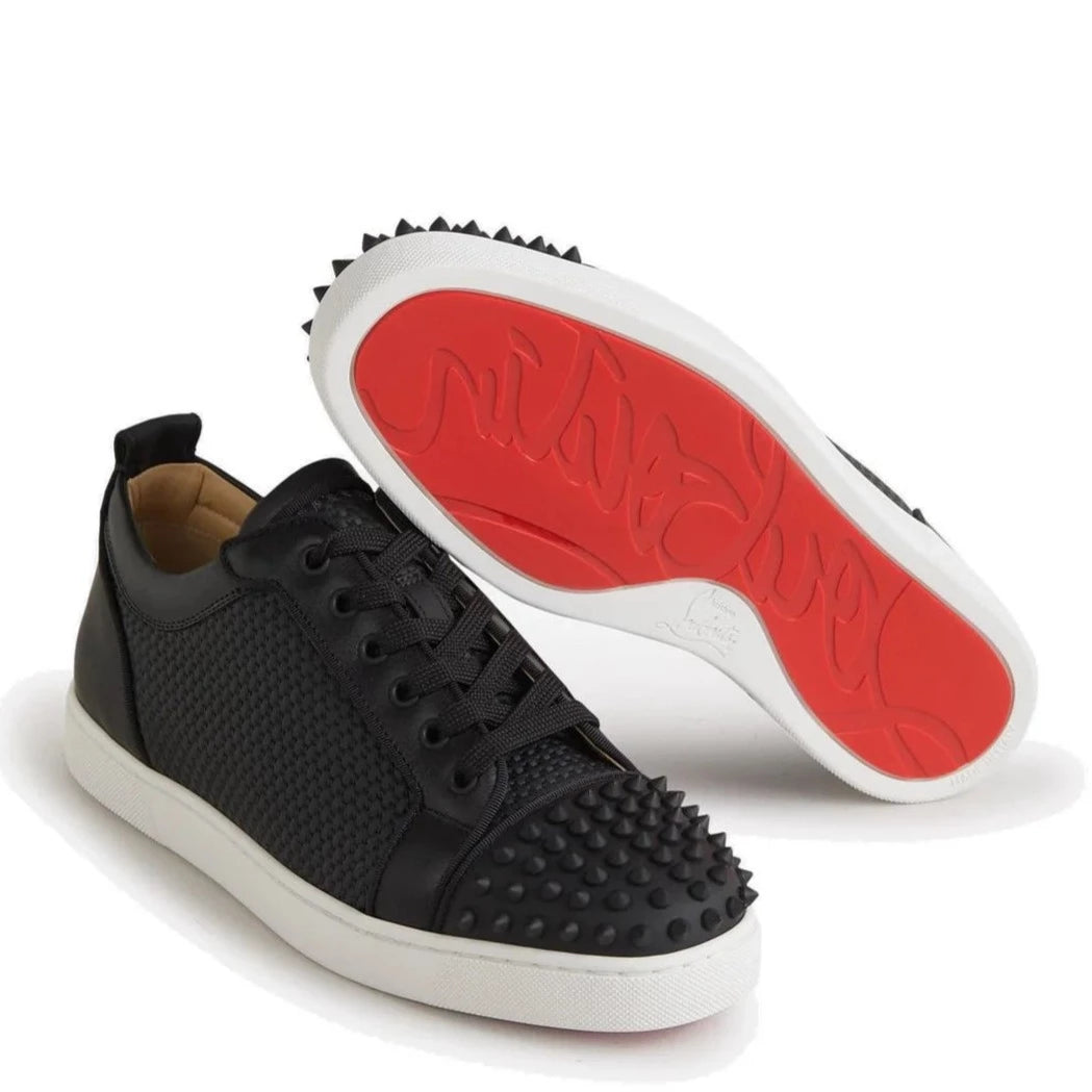 Christian Louboutin Black Orlato Spike Heels - Luxury Women's High Heel Pumps with Studded Details | Perfect for Evening Parties, Weddings & Special Occasions