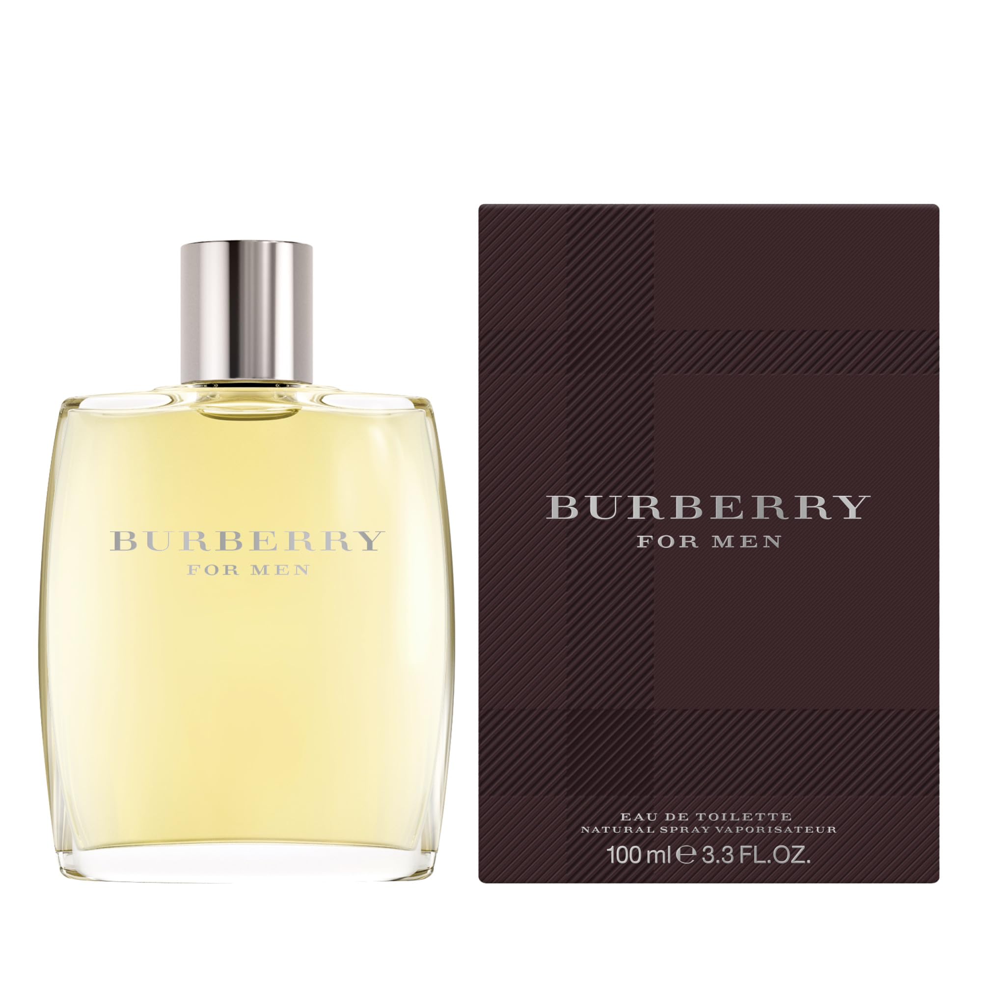 BURBERRY Classic Eau de Toilette for Men - Woody Cologne with Bergamot, Fresh Mint, Sandalwood & Amber Notes - Long Lasting Fragrance Spray - Perfect for Daily Wear, Office & Special Occasions