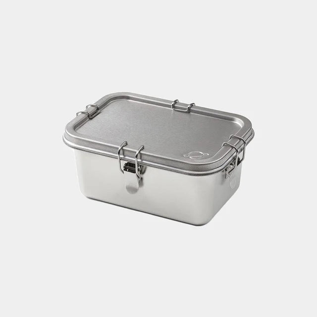 PlanetBox Explorer Leakproof Stainless Steel Lunch Box for Kids & Adults - Eco-Friendly, BPA-Free, Durable School & Work Lunch Container for Healthy Meals On-The-Go (Perfect for School, Office, Picnics & Travel)