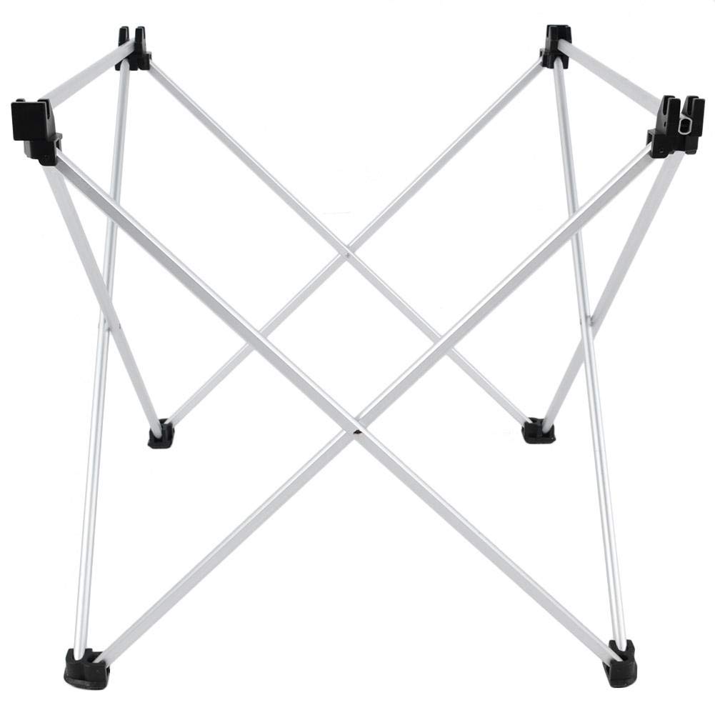 Lightweight Aluminum Alloy Folding Table - Portable Outdoor Camping Desk for Hiking, Fishing, Picnics & Beach (Compact Size) | Perfect for Backpacking, Tailgating & RV Trips