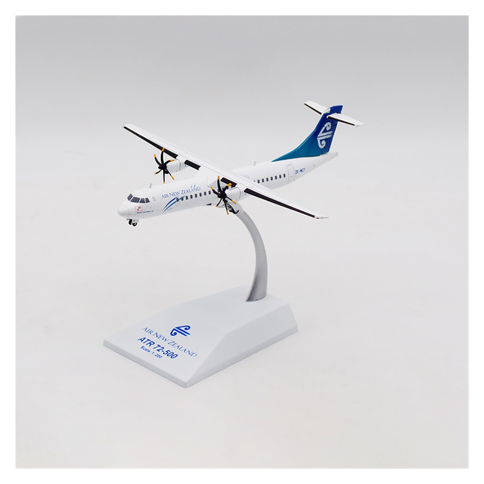 1/200 Scale ATR-72 ZK-MCY Air Zealand Airlines Decorative Aircraft Model - Collectible Display for Adults & Kids - Perfect for Home Office Decor, Aviation Enthusiast Gifts, and Toy Collections