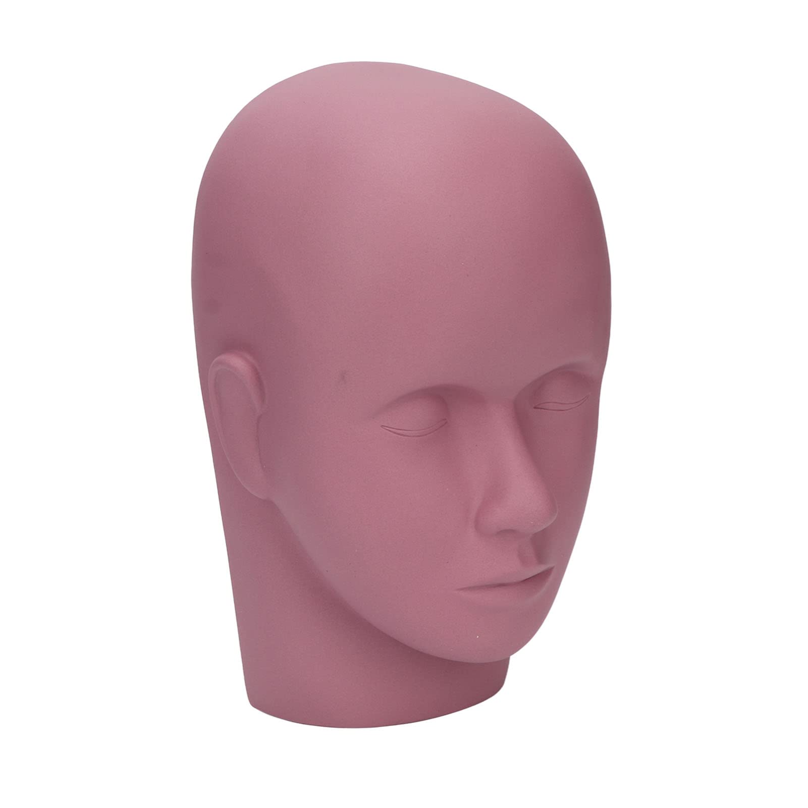 Professional Cosmetology Training Mannequin Head - High Elasticity Soft Silicone Face for Makeup Practice & Hairstyling - Perfect for Beauty School, Salon Training & Makeup Artist Practice Sessions