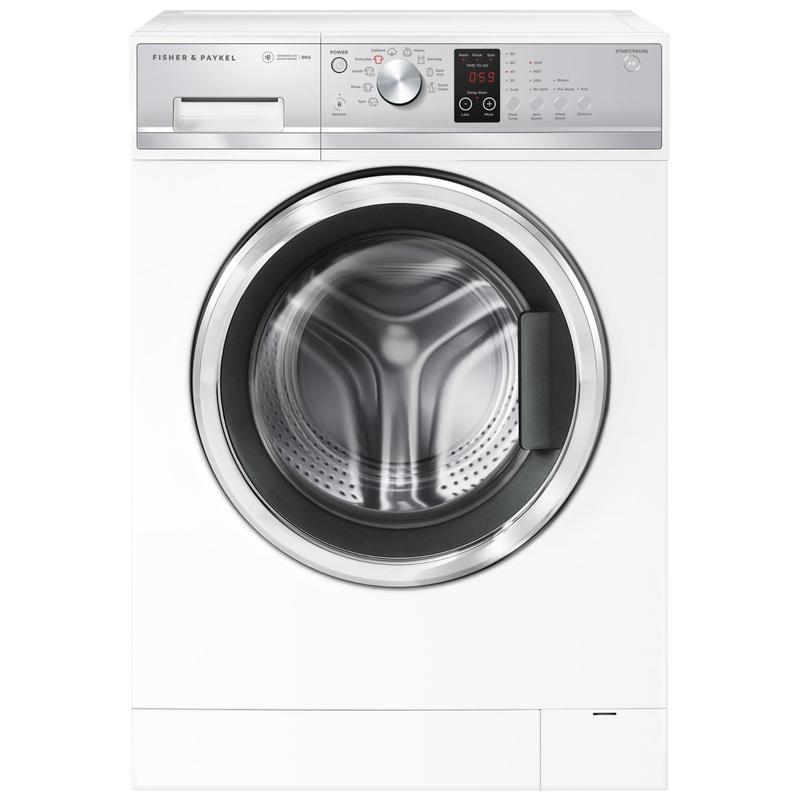 Fisher & Paykel WH8060J3 8kg Front Load Washing Machine - Energy Efficient, Quiet Operation, White - Perfect for Apartments, Laundry Rooms & Small Spaces