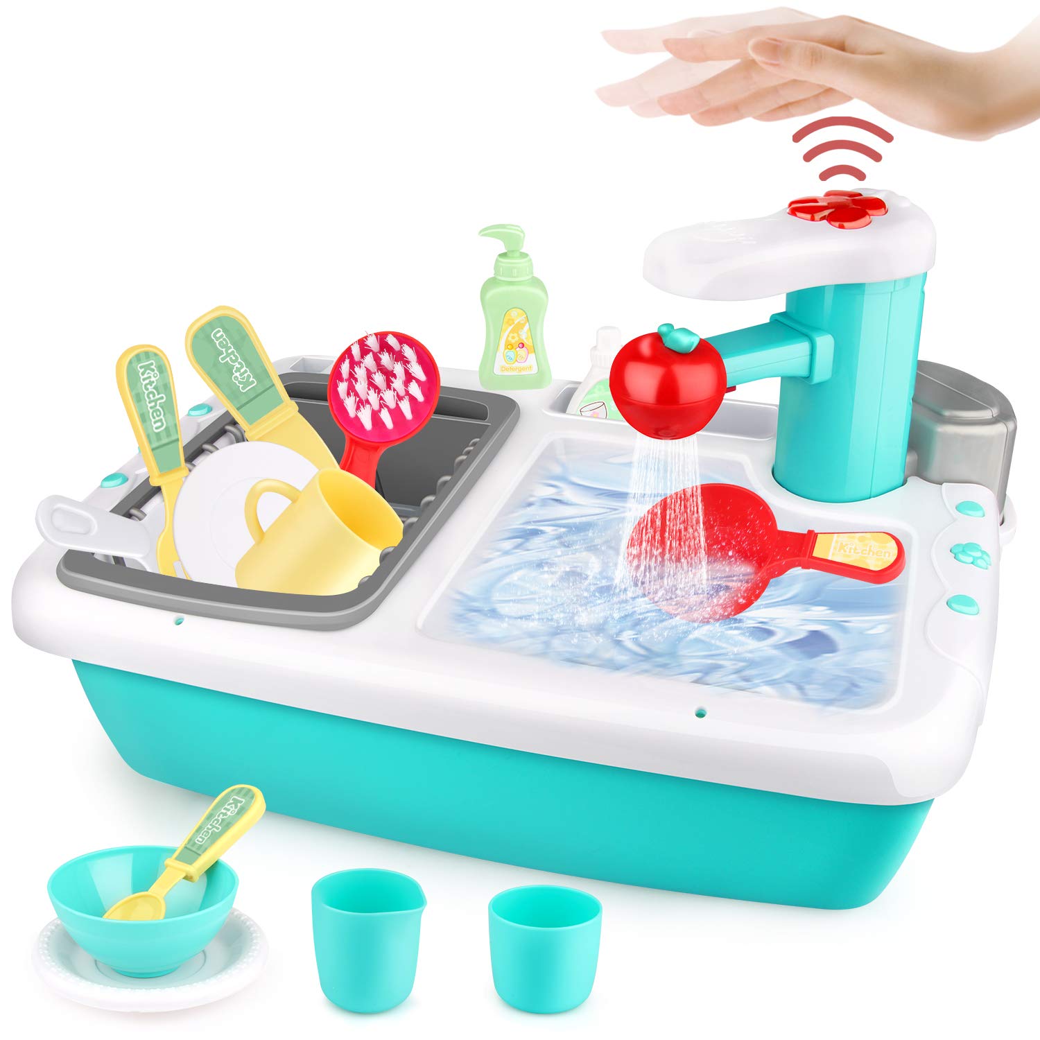 Betheaces Kids Kitchen Playset - Pretend Play Toy for Toddlers & Children - Perfect for Imaginative Play, Role-Playing & Early Learning at Home or Preschool