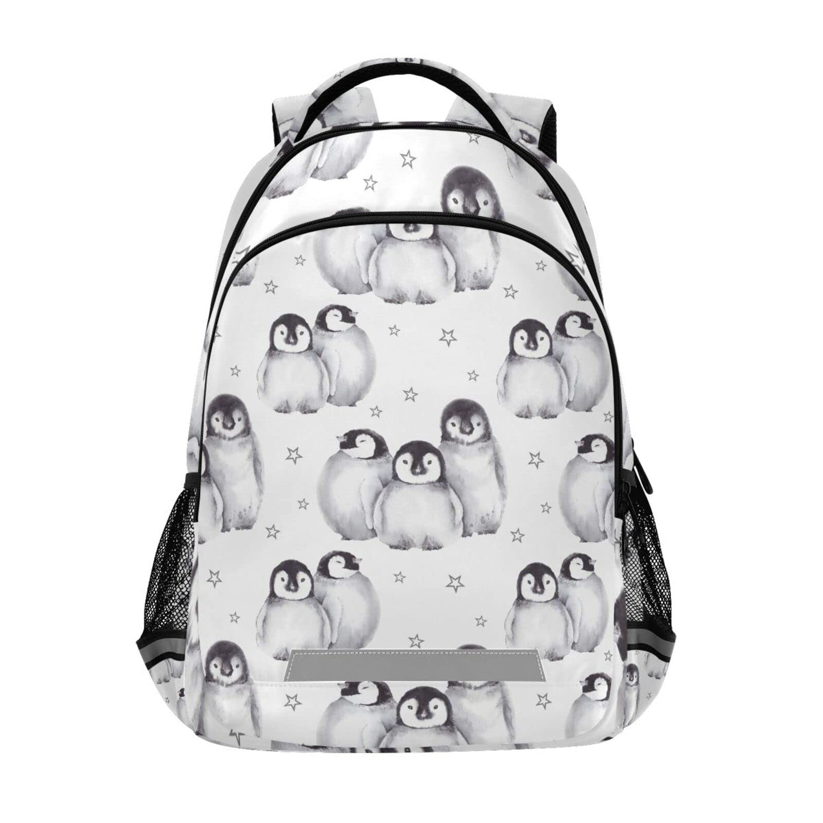 Cute Penguin Backpack for Girls - Kids School Book Bag with Reflective Strip | Elementary, College, Travel & Laptop Daypack | Perfect for School, Work & Outdoor Adventures