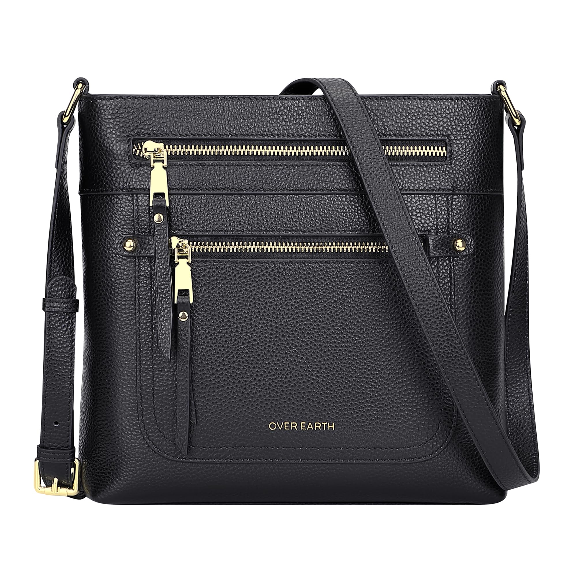 Stylish Leather Crossbody Bags for Women - Multi-Pocket Fashion Purse with Adjustable Strap - Perfect for Travel, Shopping & Everyday Use
