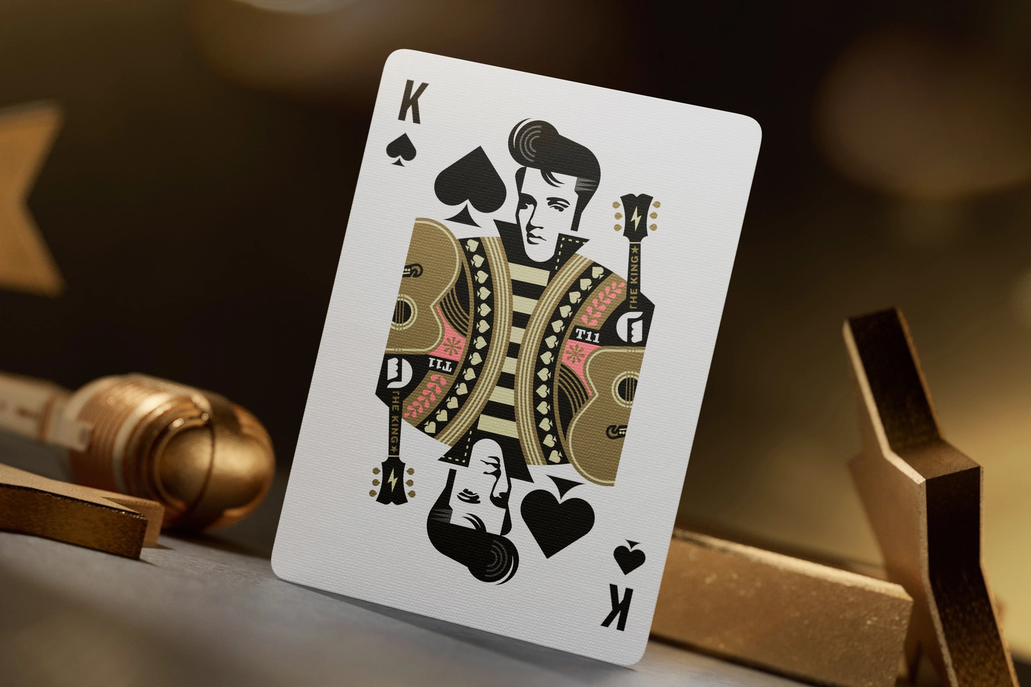 Elvis Presley Playing Cards - 52 Deck Vintage Collectible Poker Cards with Custom Designs - Perfect for Poker Games, Magic Tricks, and Elvis Fans Gift Ideas