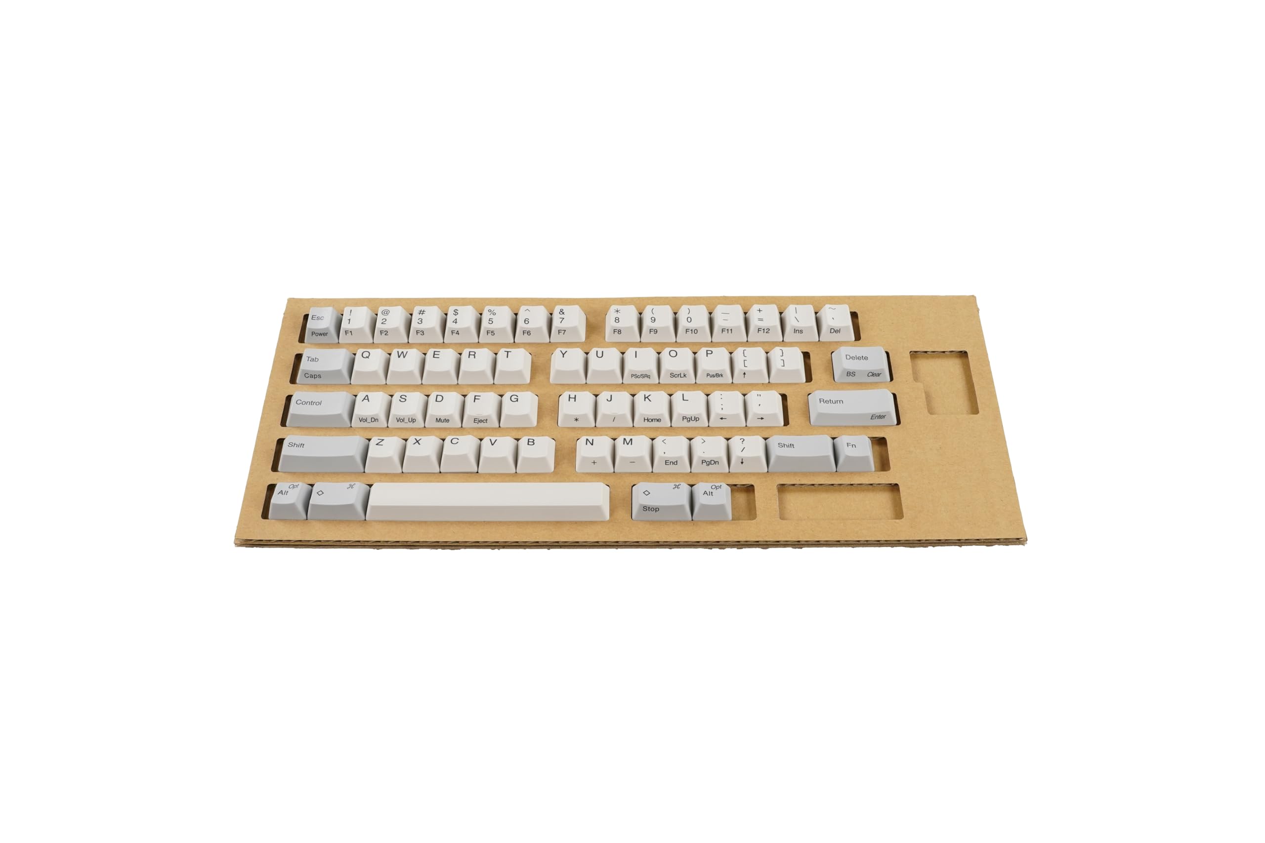 HHKB PFU Keycap Set White PD-KB400KTW - Premium Replacement Keycaps for Happy Hacking Keyboard | Perfect for Typing, Programming & Mechanical Keyboard Enthusiasts