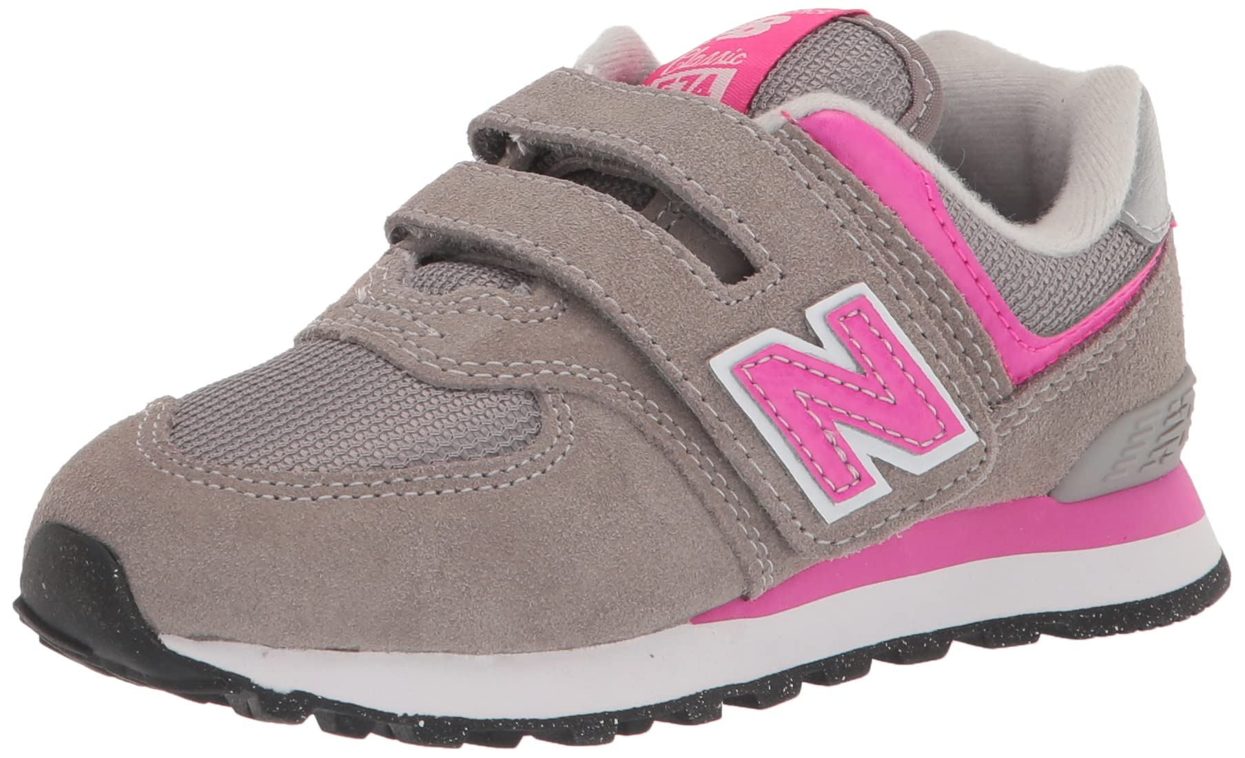 New Balance Kids 574 Core Hook & Loop Sneakers - Lightweight Comfortable Athletic Shoes for Boys & Girls - Perfect for School, Play & Everyday Wear
